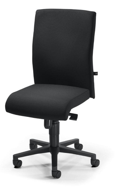 Deskin Bürostuhl PROFI ART ohne Armlehnen, Schwarz, 485 x 450 x 1055 mm, 330341
