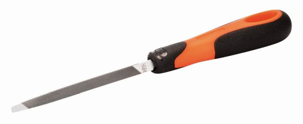 Bahco Dreikantsägefeile, mit Heft, 125 x 10,5 mm, Hieb 2, 4-183-05-2-2