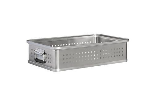 DENIOS Transportkasten aus Aluminium, ohne Deckel, Größe 3-0, 305136