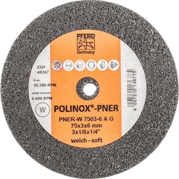 Pferd POLINOX-Kompaktschleifrad PNER-W 7503-6 A G, VE: 10 Stück, 47803085