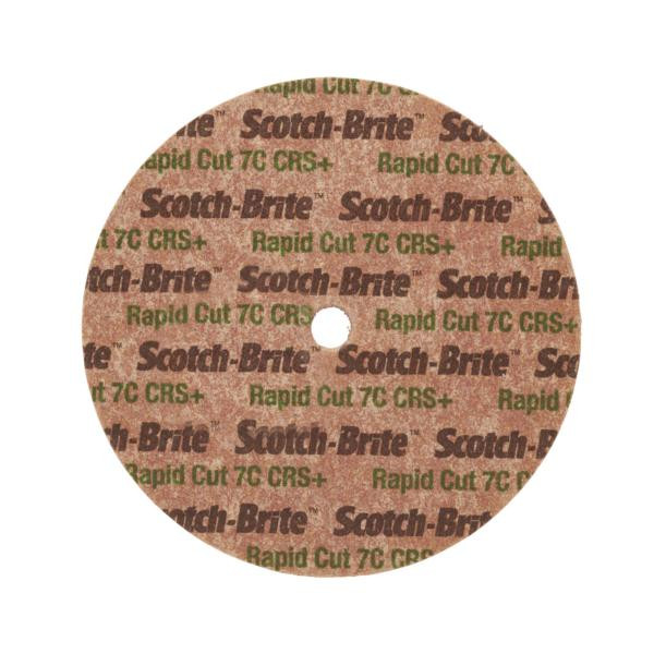 3M Scotch-Brite Kehlnahtscheibe RC-UW, 152,4 mm, 6,35 mm, 12,7 mm, Härte 7, C, coarse+, VE: 8 Scheiben, 7000028558