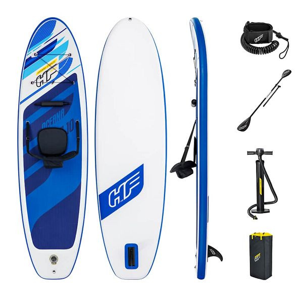 Bestway Hydro-Force Oceana Aufblasbares SUP Stand-Up-Paddelbrett, 92899