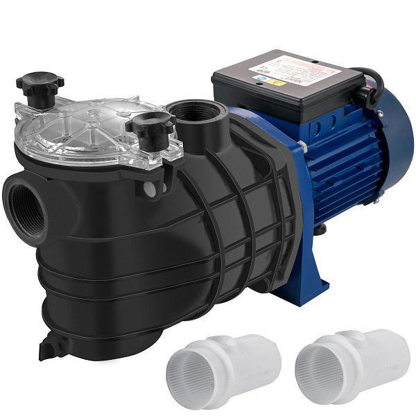 VEVOR Schwimmbadpumpe 1 PS 750 W, Poolpumpen max. Durchfluss 18000 L/H, YBOCHCP75045NTEHDV2