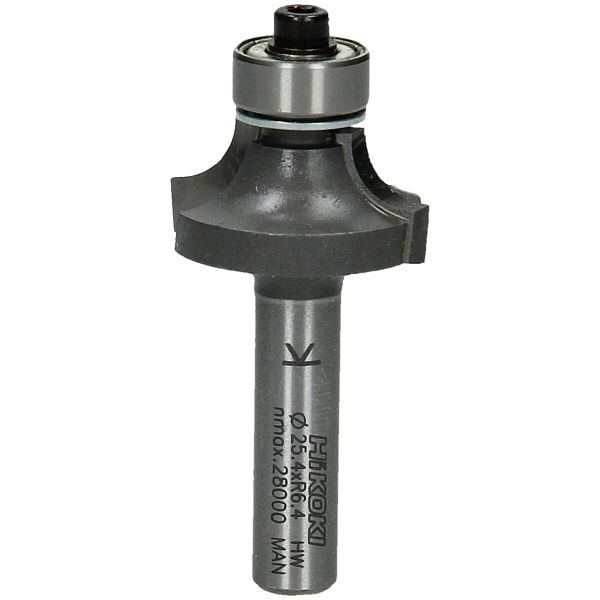 HiKOKI 8 mm Abrundfräser mit Kugellager 19.1x51x3.2, 754102