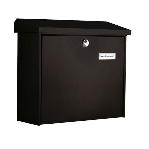 STEIN HGS Briefkasten Comfort, schwarz, 83685.0002