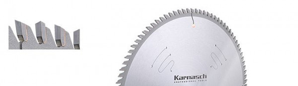 Karnasch Hartmetall-bestücktes Kreissägeblatt, Formatieren - Massivholz 400x3,5/2,5x30mm 120 WZ - NL: UNI, 111300400040