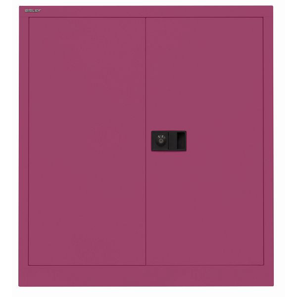 Bisley Flügeltürenschrank UNIVERSAL, 1 Fachboden für 2 Ordnerhöhen, Breite 914 mm, 621 beere, E402A01621