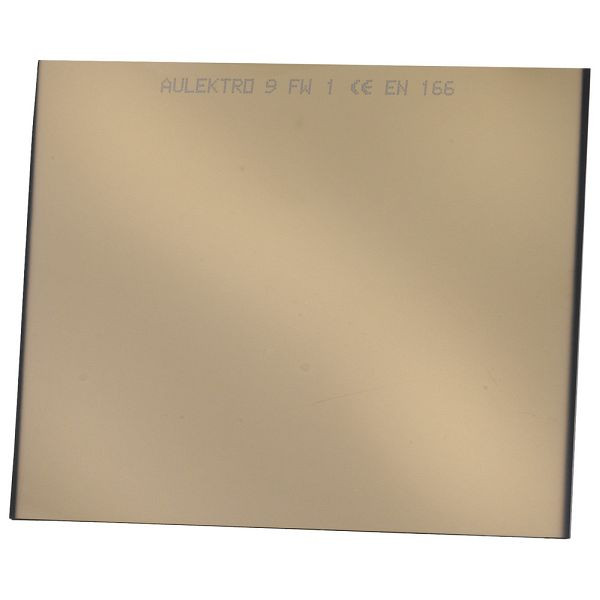 Dönges Schweißerschutzglas, verspiegelt, DIN 9, 90 x 110 mm, VE: 10 Stück, 123983