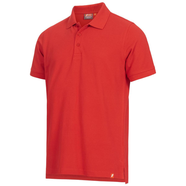 NITRAS MOTION TEX LIGHT, Poloshirt, vorgewaschen, Polokragen, 100% Baumwolle, 200g/qm, Größe: S, Farbe: rot, VE: 20 Stück, 7010-6000-S