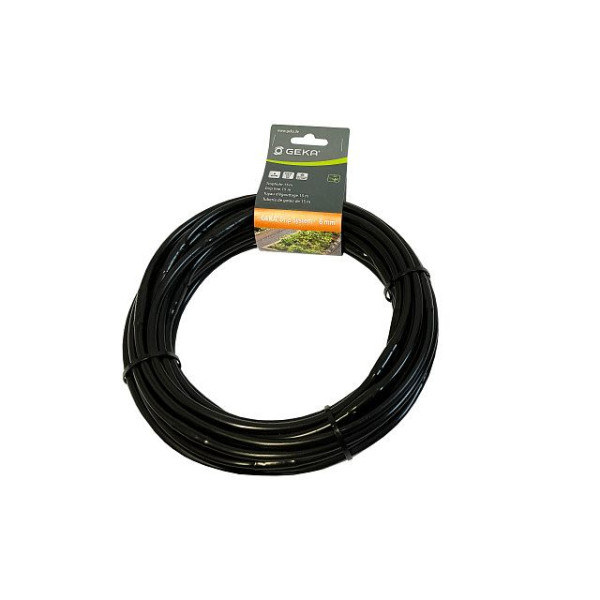 GEKA Drip Tropfrohr 6 mm, 15 m, 1, 5 l/h, 15 cm, Karte, VE: 3 Stück, 17.0113.8