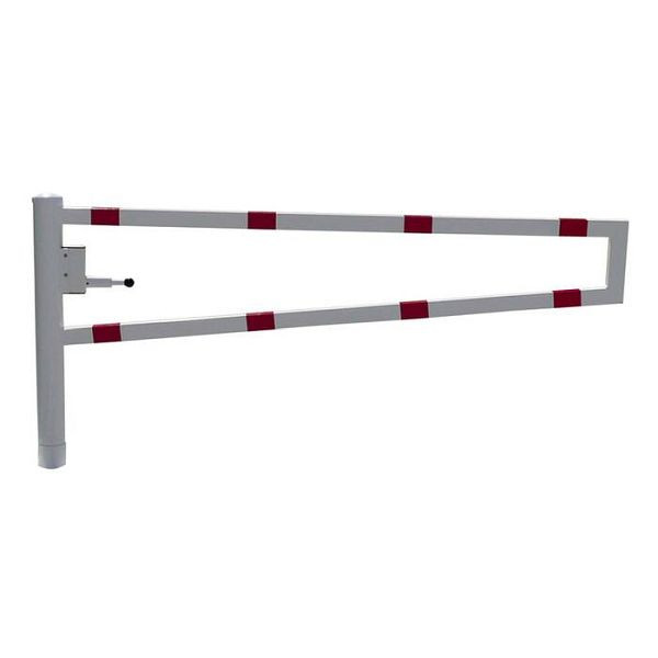 Stein HGS Wegesperre 360° drehbar, 3000 mm / ohne Farbe, DK nach DIN 3223, inkl. Dreikantschlüssel, zum Aufdübeln mit Bodenplatte (360x360mm), 4013.30fp