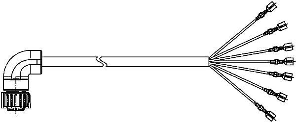 HELLA Leitungssatz, 7-polig, links, 8KA 340 928-211, 4250386233066