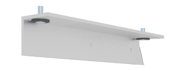 C+P Alu-Winkelschiene für Wandaufhängung, B595 mm, 049015-3406