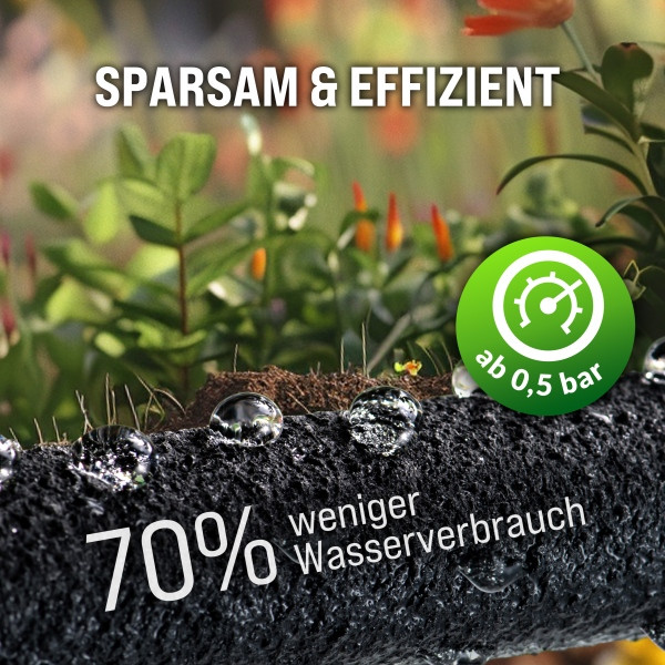 DEUBA Bewässerungsschlauch 1/2" 15m, 100055, 4250525302035