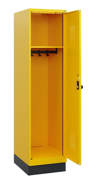 C+P Spind Evolo PLUS, Sockel, 1 Abteil, 1630x400x500mm, 1023/1023, Drehriegel, 0490205-12 S10027
