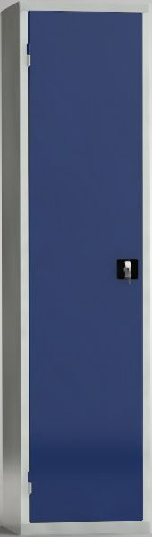 KLW Universalschrank 2000x500x430mm HxBxT, 1 Flügeltür links, 4 Fachböden (80kg Last), verzinkt, alle 20mm verstellbar, 7FN-AF2000TL-5024XRB