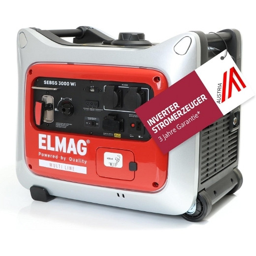 ELMAG Inverter Stromerzeuger SEBSS 3000Wi, mit YAMAHA-Motor MZ175 (super-schallgedämmt), 53046