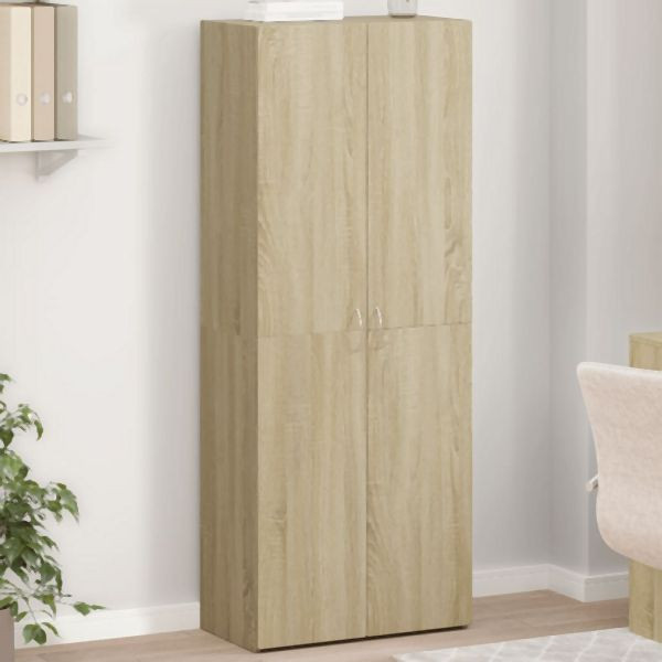 vidaXL Aktenschrank Sonoma-Eiche 60x32x153 cm Holzwerkstoff, 3276646