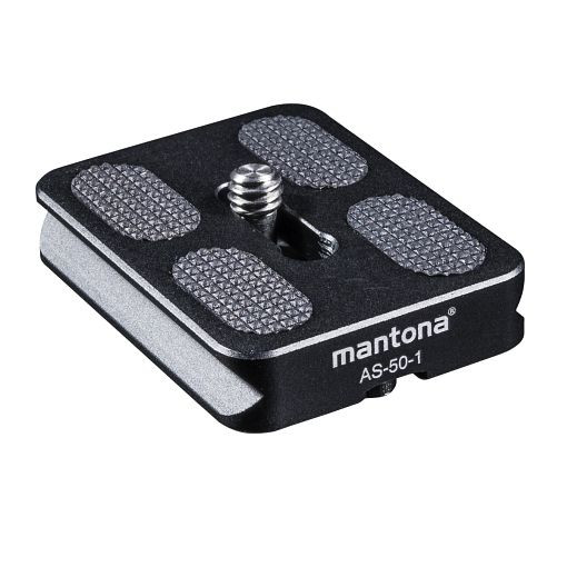 Mantona AS-50-1 Schnellwechselplatte 50 mm, 1021461