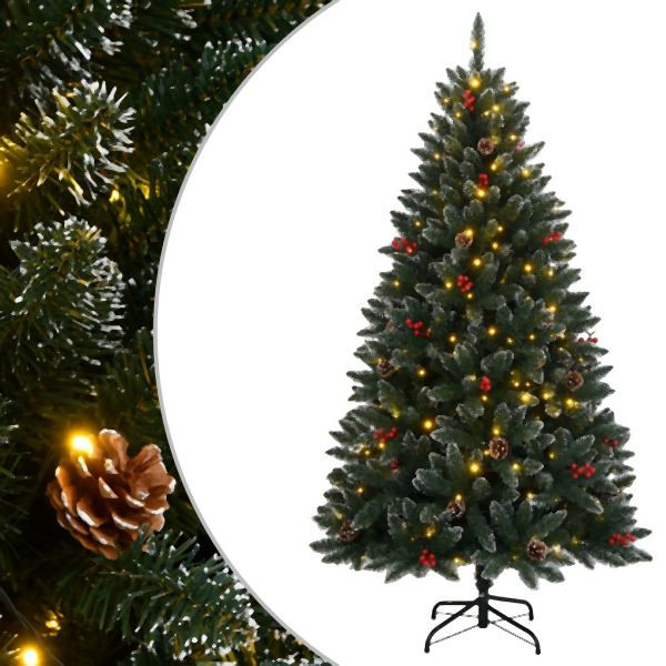 vidaXL Künstlicher Weihnachtsbaum 300 LEDs 180 cm, 3315755