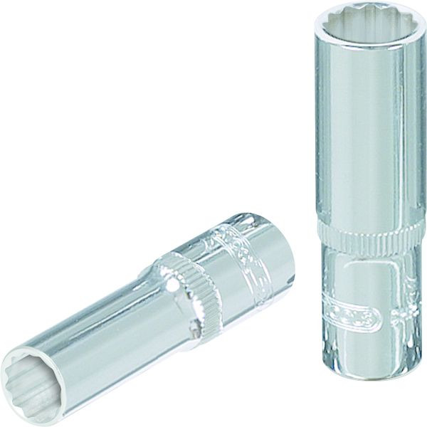 KS Tools 1/4" CHROMEplus 12-kant-Stecknuss, lang, 1/2", 918.1618