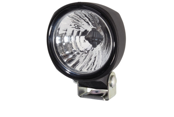 HELLA Halogen-Arbeitsscheinwerfer, Modul 70, 24/12V, Anbau, stehend/schwenkbarer Montagebügel, weitreichende Ausleuchtung, 1G0 996 176-011