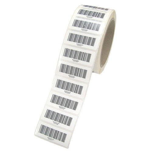 HT Instruments Barcode-Etiketten von Nr. 7001 bis 8000, VE: 1000 Stück auf Rolle, 2008557
