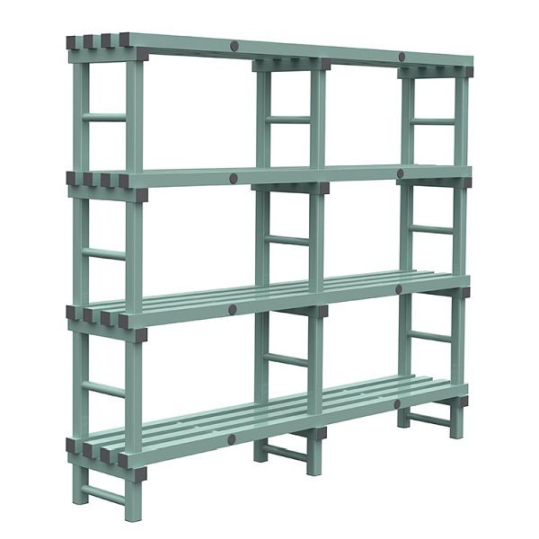REA Euro-Regal 2000x400x1750mm, 4 Ständer mit 450mm Abstand, 308.144