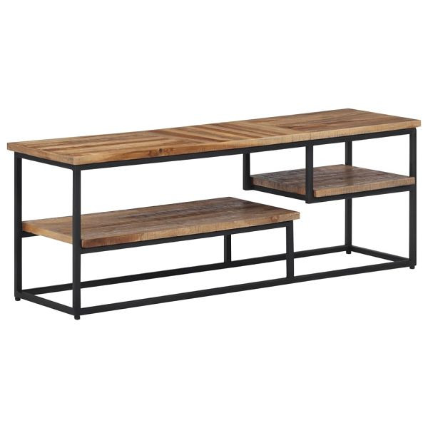 vidaXL TV-Schrank 110x30x39 cm Recyceltes Massivholz Teak, 358518