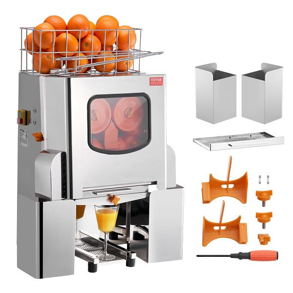 VEVOR Kommerzielle Orangenpresse, 120 W, Edelstahl-Quetschpresse, TSZDJLCZJBZD8NYZYV2