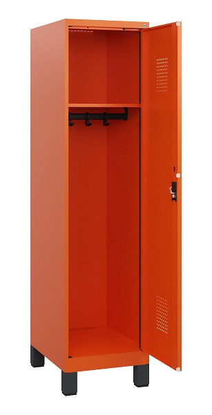 C+P Spind Evolo PLUS, Füße, 1 Abteil, 1630x400x500mm, 2004/2004, Zylinderschloss, 0490105-12 S10050