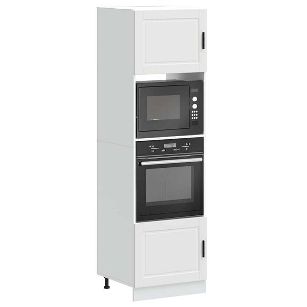 vidaXL Herdumbauschränke 2 Stk. Porto Weiß Holzwerkstoff, 3315051