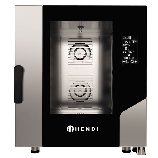 Hendi Konvektions-Dampfgarer Contact 7x GN 1/1, 400V/10400W, 730x849x(H)850mm, 219959