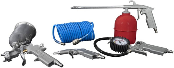 Güde Druckluft-Set Metall 5-teilig, Anschlussgewinde: 1/4 ", 84089, 4015671840899