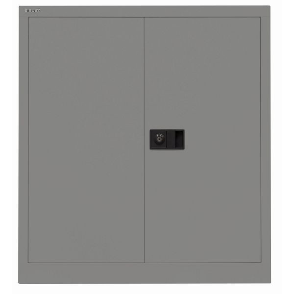 Bisley Flügeltürenschrank UNIVERSAL, 1 Fachboden für 2 Ordnerhöhen, Breite 914 mm, 649 slate, E402A01649