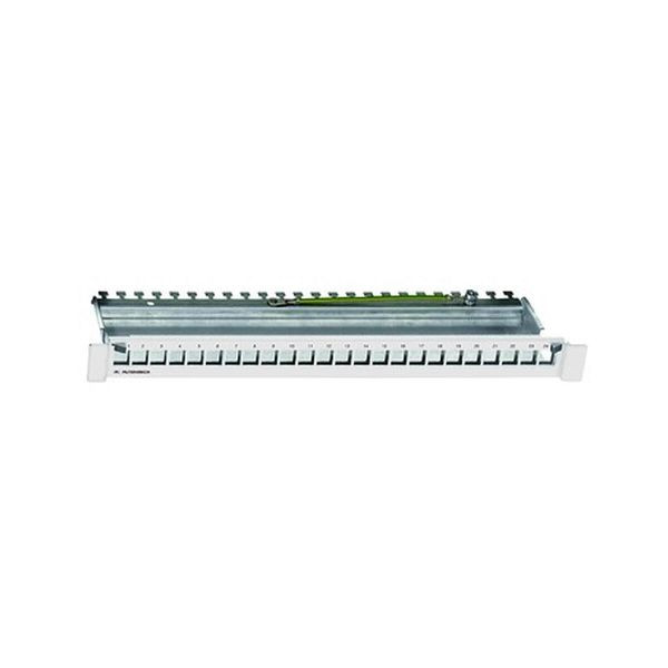 RUTENBECK Modulträger 1HE Schirm RAL7035 geschirmt 44x483x108mm PP-UMA-24/1, 112387