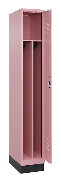 C+P Spind Evolo PLUS, mit Sockel, 1 Abteil, 1950x300x500mm, 3015/3015, Verschluss Zylinderschloss, 049020-10F S10051