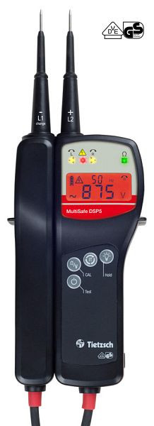 Tietzsch Spannungsprüfer Multisafe DSP 5 mit Lastzuschaltung, 84501