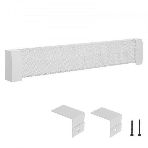 VEVOR Heizungsabdeckung, Premium, 1222 x 81 x 193 mm, Frontabdeckung für elektrische Heizkörper, Stahl, für Schlafzimmer, weiß, DBJRQGTHJPRE86YO0001V0