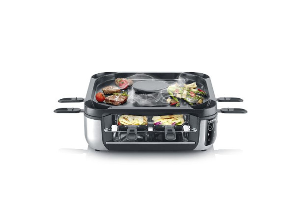 SEVERIN Raclette/Grill SEWENTO mit integrieter Umluft-Filterfunktion, RG 2379, 4008146045141