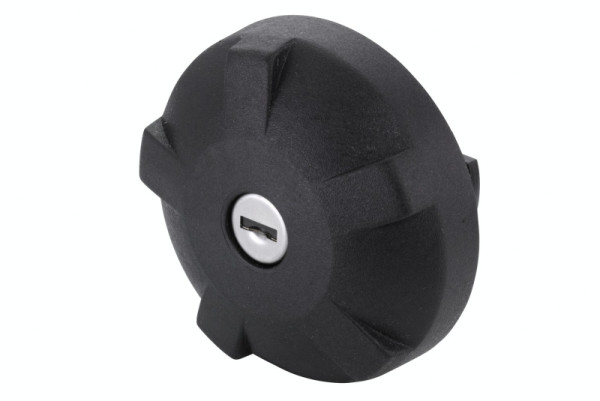 HELLA Tankdeckel, PT45, schwarz, Kunststoff, mit Schloss/mit Schlüssel, 8XY 007 747-001