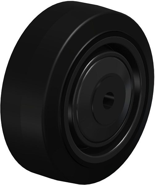 Blickle POEV 80/8KD Rad aus Elastik-Vollgummi, Schwarz, 845588