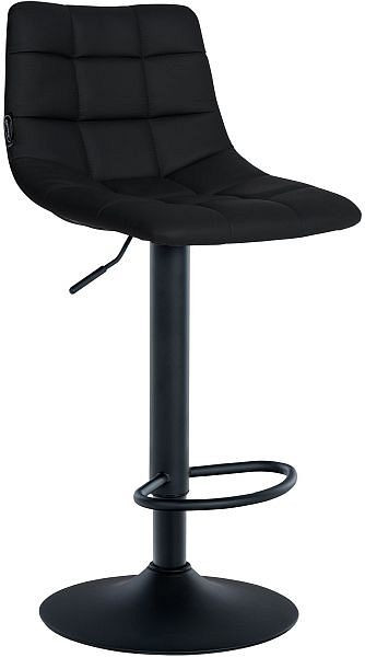 CLP Barhocker Jerry Kunstleder schwarz, schwarz, 322558