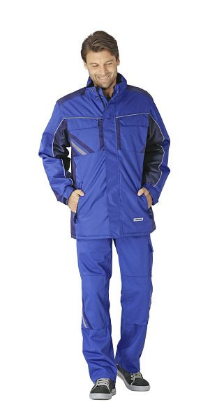 Planam Highline Winterjacke, kornblumenblau/marine/zink, Größe XXL, 2300060