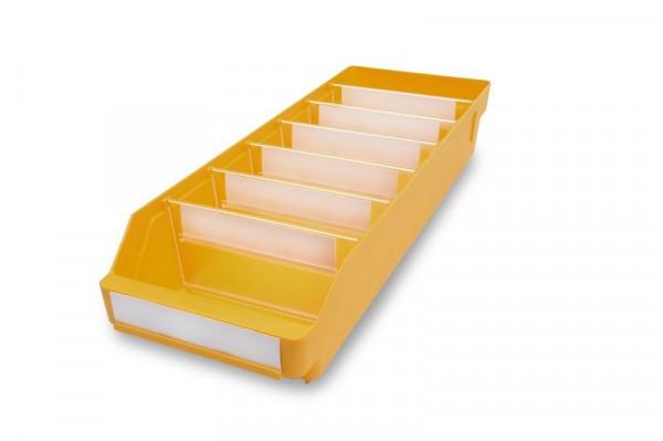 Stemo Lagerkasten 5018 gelb, Abmessungen (LxBxH): 500x180x95mm, VE: 20 Stück, 540305