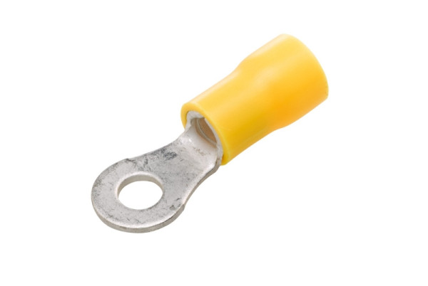 HELLA Leitungsverbinder, gelb, von: 4.0mm², bis: 6.0mm², Ringverbinder, Ringform, Bohrung-Ø: 4.3mm, 8KW 744 776-003