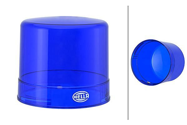 HELLA Lichtscheibe, Rundumkennleuchte, blau, 9EL 857 801-001