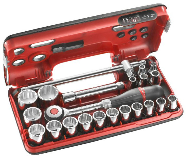 Facom Steckschlüssel-Set 1/2" D-Box, 22-teilig, S.360DBOX412