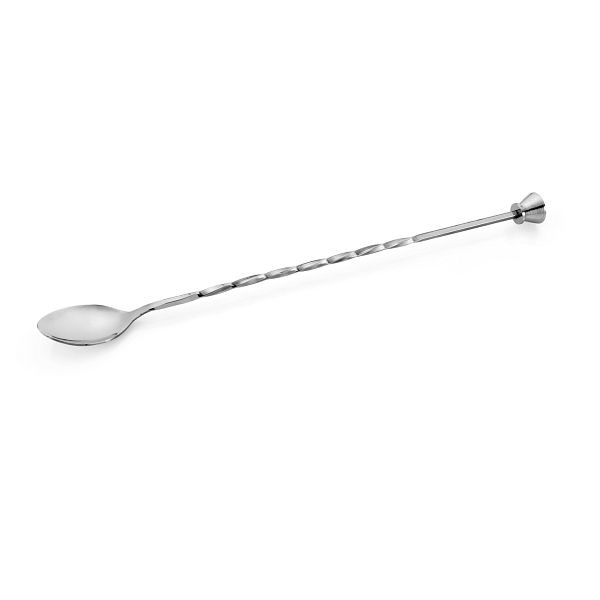 WAS Barlöffel mir Stößel, 28 cm, Chromnickelstahl, 1546281