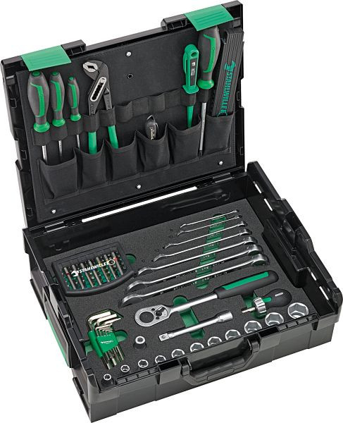 STAHLWILLE Werkzeug-Sortiment in L-BOXX Basis STW L-BoXX Basisset, Länge 360mm Breite 444mm Höhe 152mm 95 Stück, 97830700